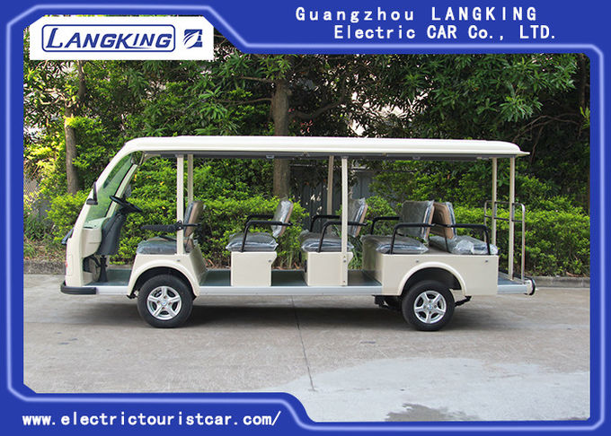 低速72V 5.5KW小型電気観光車/14の座席の電気シャトル バス 0